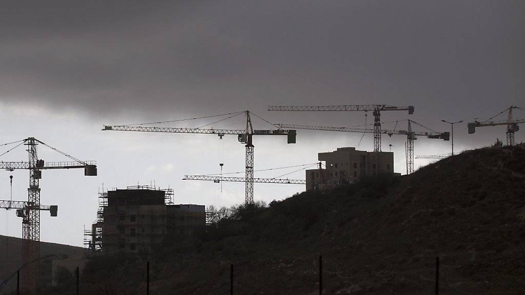 Dieses Bauvorhaben in Ost-Jerusalem ist fürs erste ausgesetzt worden