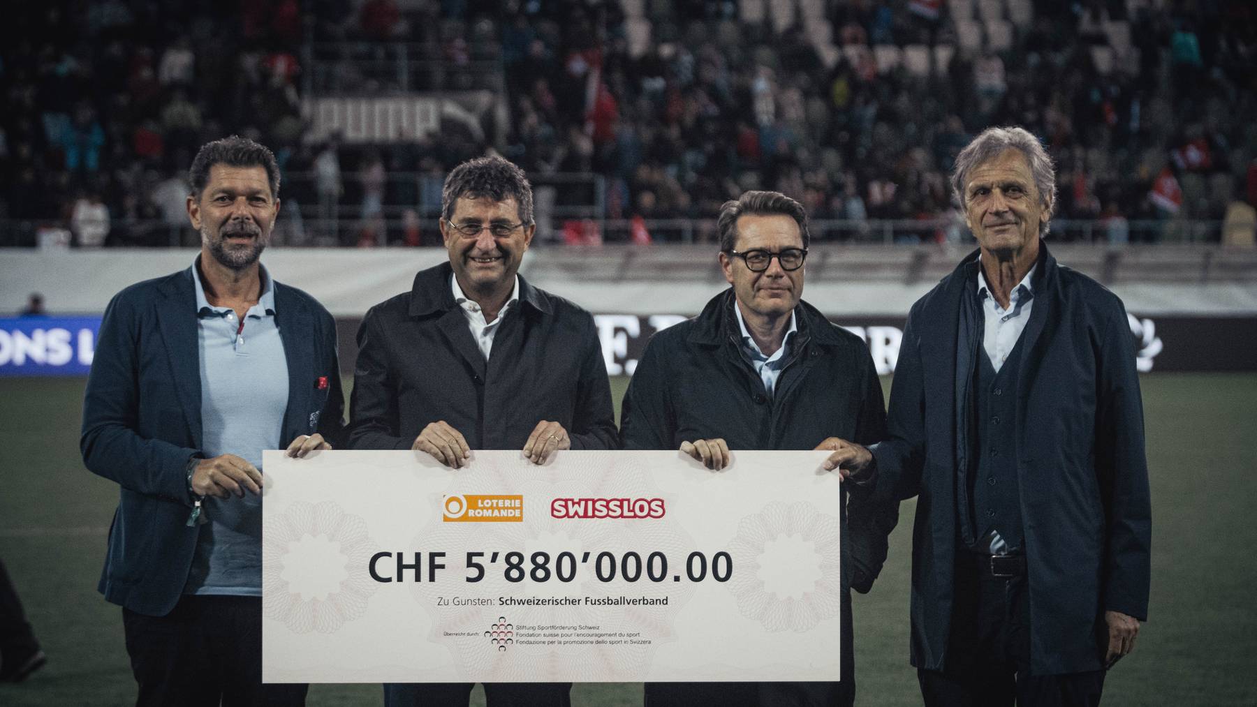 230922 Sechs Millionen Franken für den Schweizer Fussball