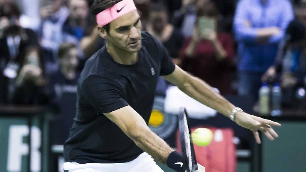 Roger Federer ist in Rotterdam furios gestartet
