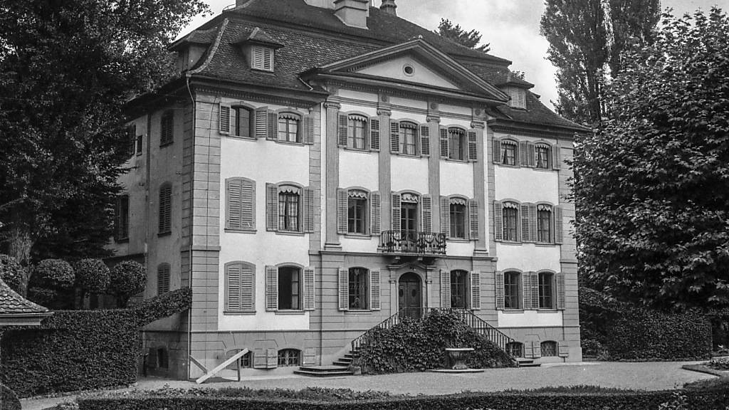 So präsentierte sich das einstige Konservatorium 1943 im Luzerner Dreilindenpark. (Archivaufnahme)