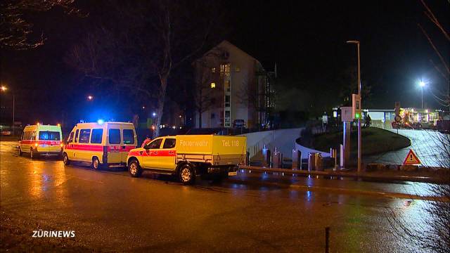 60 Personen nach Tiefgaragenbrand evakuiert