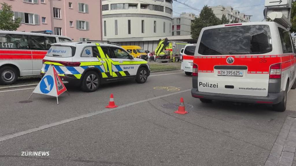 Tödlicher Unfall: Fussgänger stirb auf Badenerstrasse