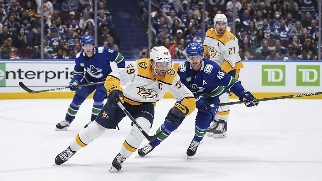 Josis Predators schaffen gegen Suters Canucks den Ausgleich