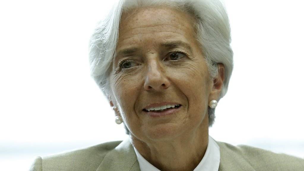 IWF-Chefin Christine Lagarde bietet den Opfern des tiefen Ölpreises die Hilfe des Währungsfonds an. (Archiv)
