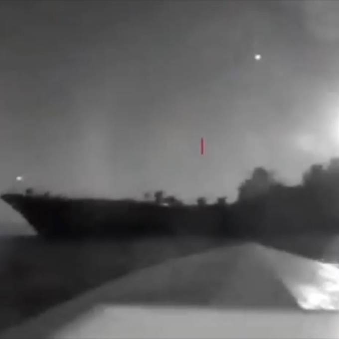 Video soll Drohnen-Attacke auf russisches Schiff zeigen