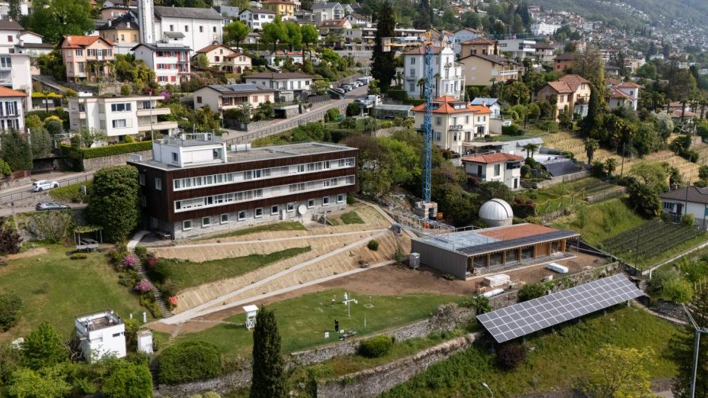 In Locarno-Monti TI (im Bild) wurde am Mittwochnachmittag mit 34,8 Grad die höchste je an einem 5. August an dieser Messstation gemessene Temperatur übertroffen.