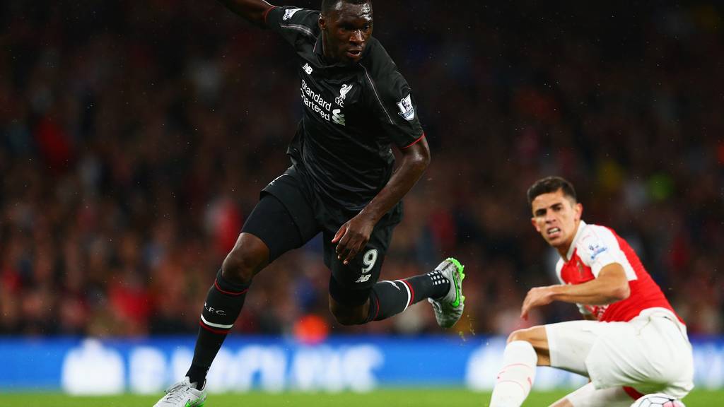 during the Barclays Premier League match between Arsenal and Liverpool at Emirates Stadium on August 24, 2015 in London, England.