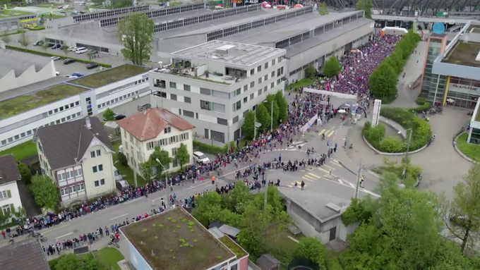 Auffahrtslauf 2023: Tausende rennen in St.Gallen um die Wette