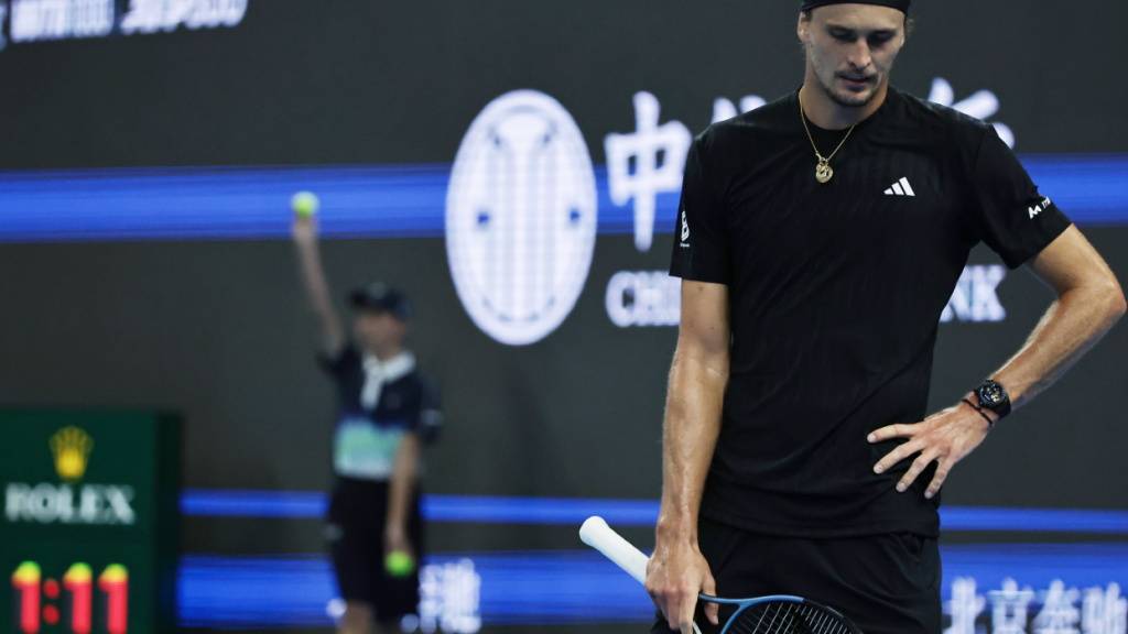 Alexander Zverev hadert in Peking