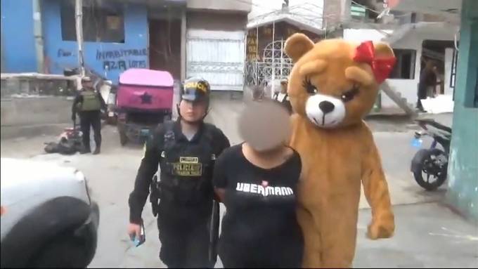 Polizist schnappt Drogenhändlerin dank Teddybär-Kostüm