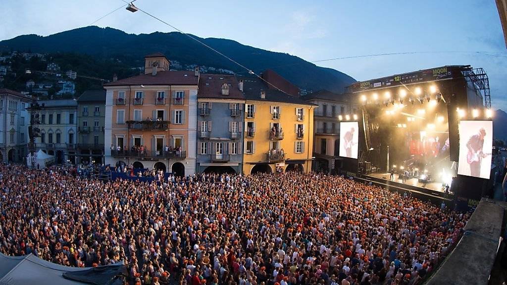 Die acht Konzerte des diesjährigen Festivals Moon & Stars füllten die Piazza Grande, 56'000 Tickets wurden verkauft (Handout)