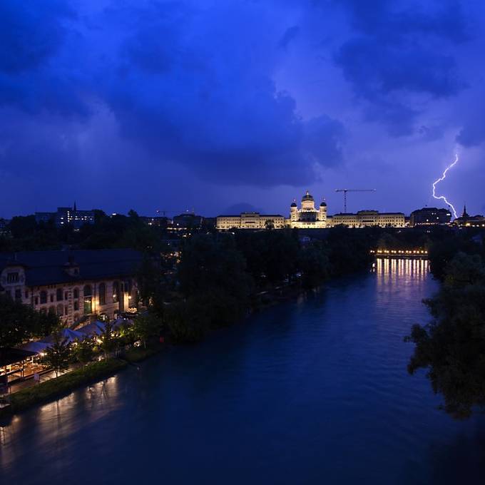 Blitze in der Schweiz sorgen für Schäden