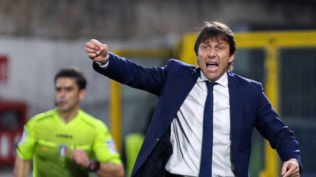 Antonio Conte kann mit dem Unentschieden von Inter Mailand angesichts der Tabellenlage gut Leben