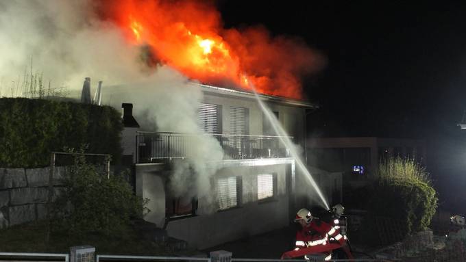Einfamilienhaus in Montlingen ausgebrannt