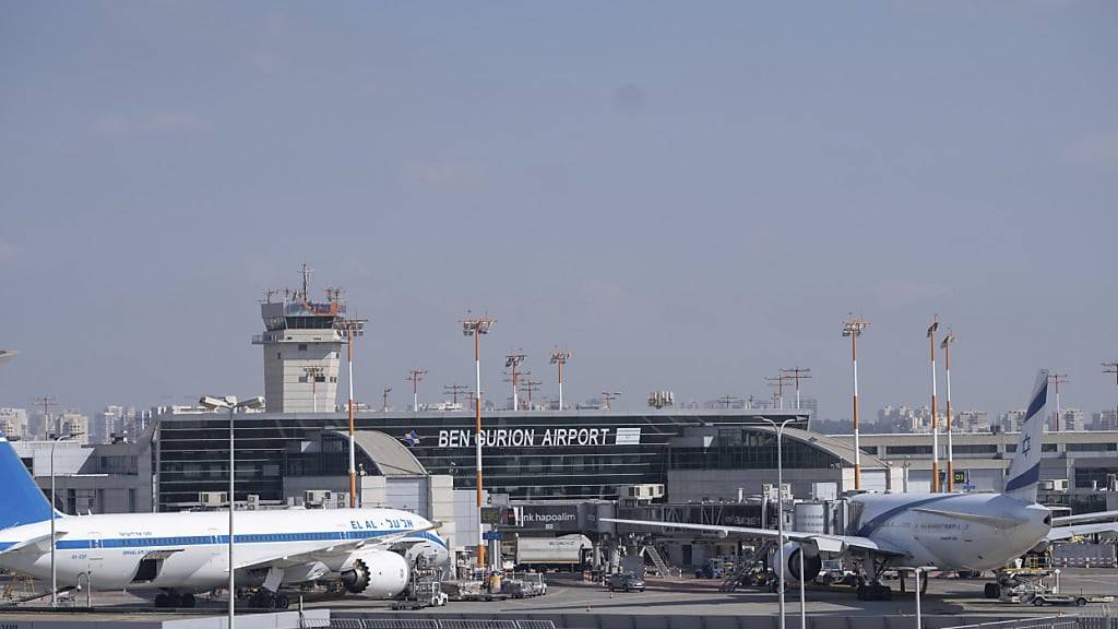 Blick auf den Ben-Gurion-Flughafen bei Tel Aviv, den Swiss ab 5. September wieder anfliegt. (Archivbild)