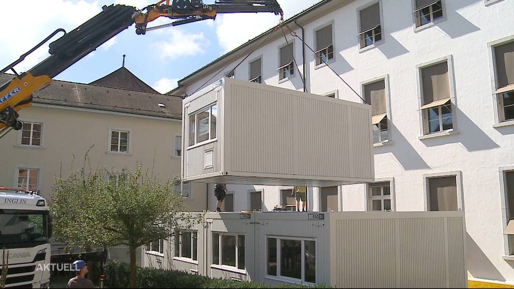 Ohne Baubewilligung: Kanton Solothurn bestellt Container für Kantonsangestellte