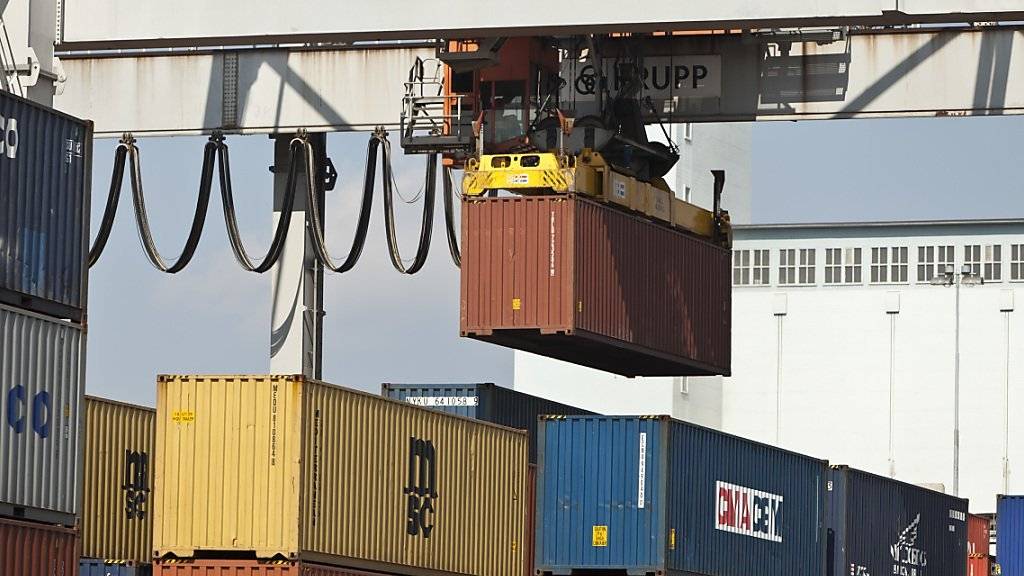 Mehr Exporte, mehr Importe: Der Aussenhandel hat im Juli angezogen.