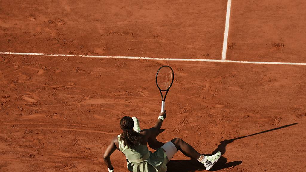 Ins Straucheln gekommen: Serena Williams schied am French Open im Achtelfinal aus