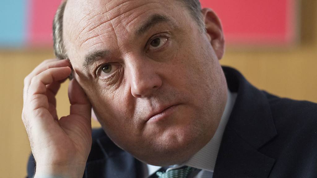 ARCHIV - Ben Wallace, Verteidigungsminister von Großbritannien, spricht bei einem Interview in der britischen Botschaft. Foto: Christophe Gateau/dpa