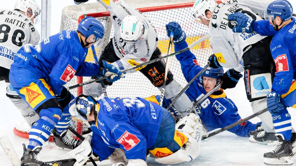 Henrik Borgstörm erzielt das 2:1 für Fribourg in Zug