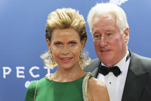 May 19: Contractor Walter Beller dies at home at the age of 71. Picture: With wife Irina Beller.