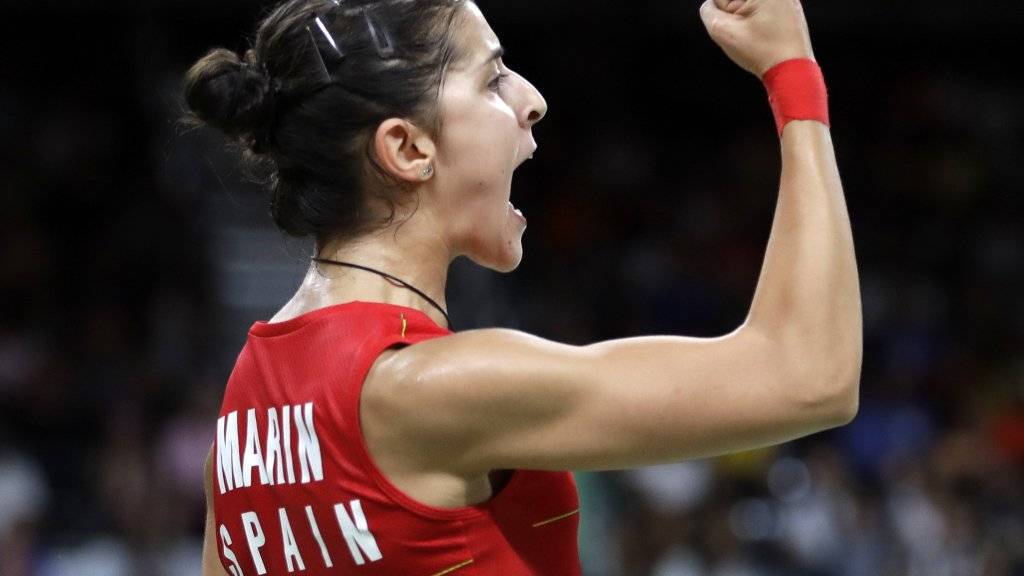 Die Spanierin Carolina Marin gewinnt an den Sommerspielen in Rio als erste Europäerin Olympia-Gold