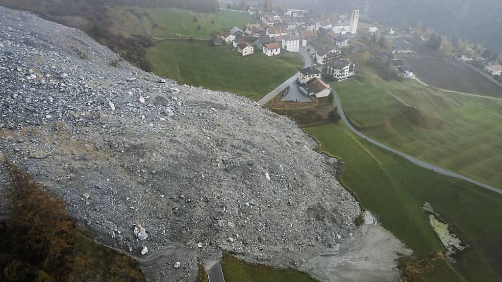 Felsstürze in Brienz GR haben nichts mit dem Klimawandel zu tun