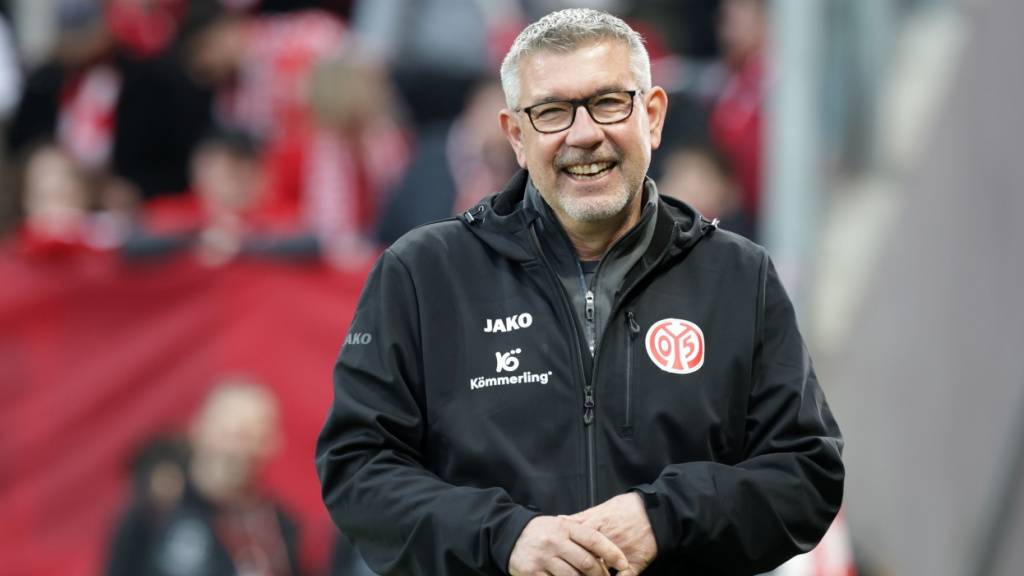 Hat gut Lachen: Mainz' Trainer Urs Fischer