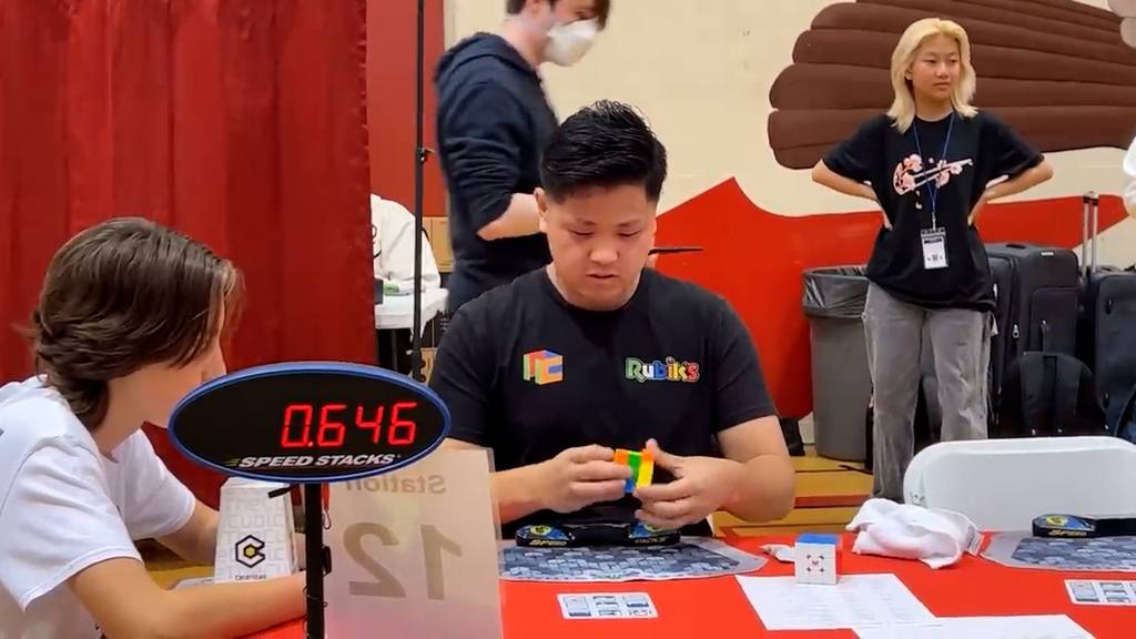 Neuer Weltrekord: 21-Jähriger löst den Rubik's-Cube in 3,13 Sekunden