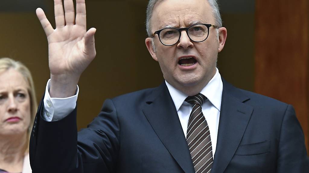 Australiens Premier Anthony Albanese hatte Social Media als «Plattform für Gruppenzwang, treibende Kraft für Ängste, Hilfsmittel für Betrüger und Werkzeug für Online-Triebtäter» beschrieben. (Archivbild)