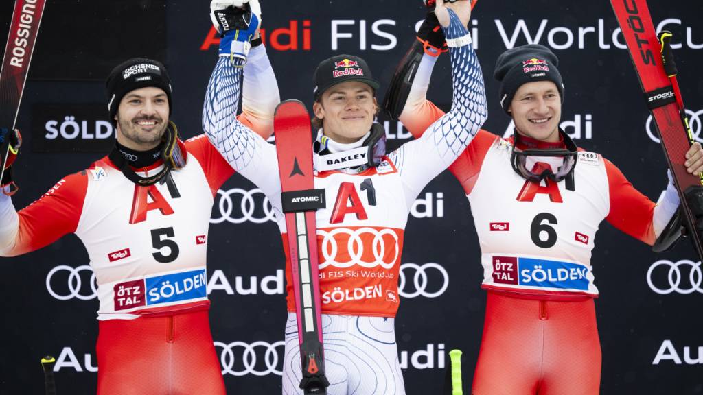 Loïc Meillard, Lucas Pinheiro Braathen und Marco Odermatt unterstreichen in Sölden ihre Ambitionen