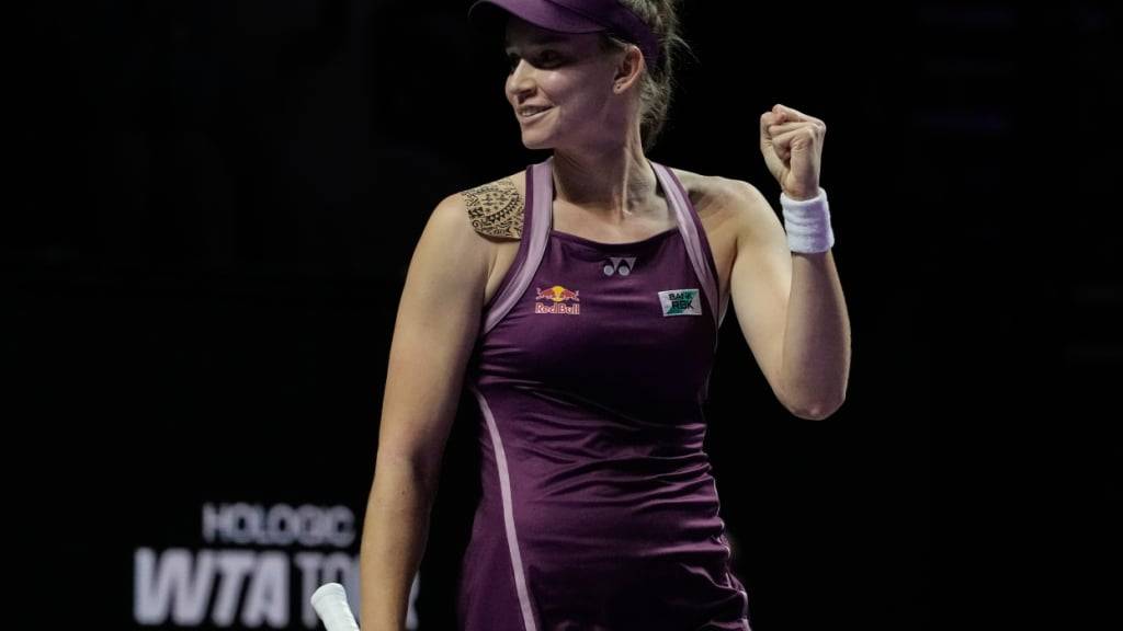 Elena Rybakina freut sich über eine Premiere