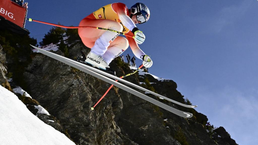 Franjo von Allmen macht im Super-G von Wengen vor seinem Heimpublikum keine schlechte Figur, Giovanni Franzoni ist aber eine Klasse für sich