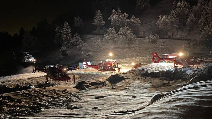 Fünf der sechs vermissten Skitourengänger im Wallis tot aufgefunden