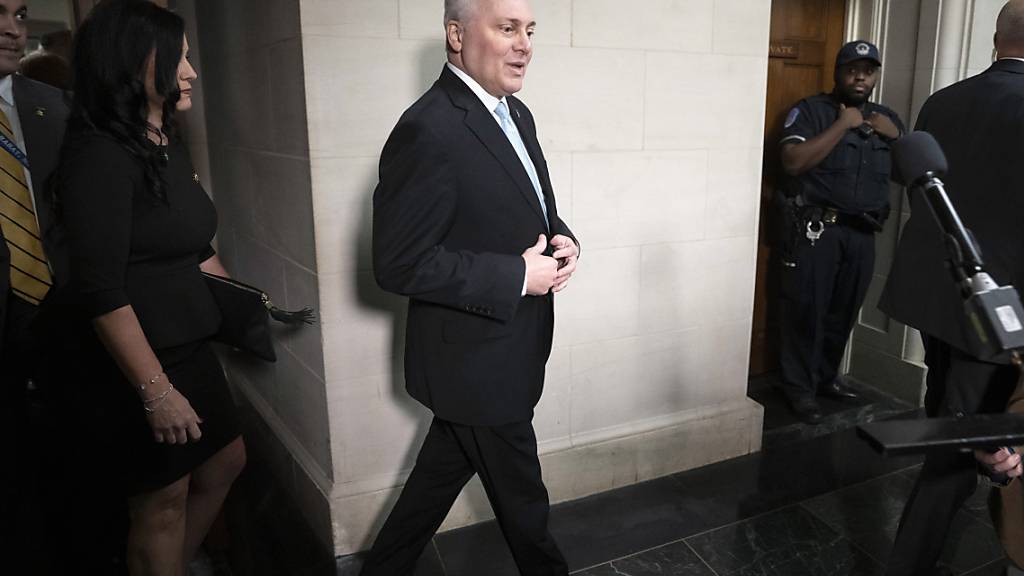 Steve Scalise ist die bisherige republikanische Nummer zwei im US-Repräsentantenhaus. Foto: Mark Schiefelbein/AP/dpa