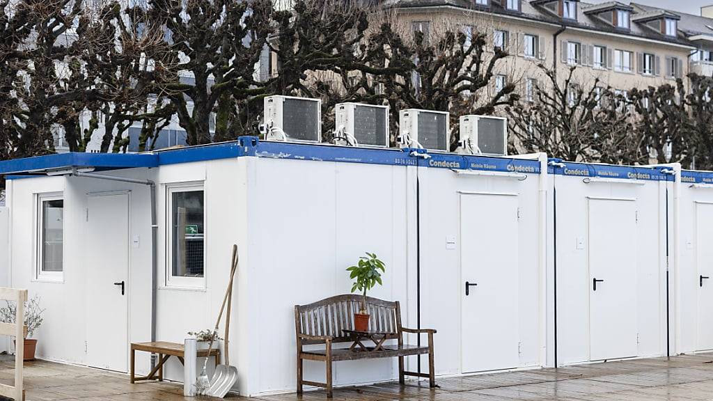 Zurzeit befindet sich die Kontakt- und Anlaufstelle für Drogenkonsumierende auf dem Zürcher Kasernenareal in einem Container-Provisorium. (Archivbild)