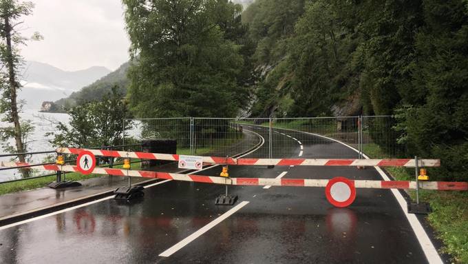 Brunnen-Gersau ab Montag einspurig offen