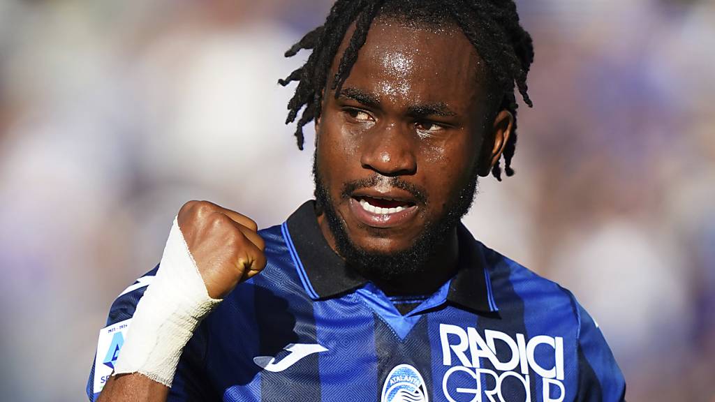 Atalantas nigerianischer Stürmer Ademola Lookman traf auch gegen Torino