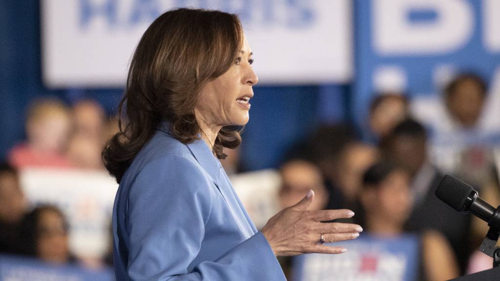 ARCHIV - Auf der Online-Plattform X trendete «Kamala» in der Rubrik Politik Foto: Ronda Churchill/AP/dpa