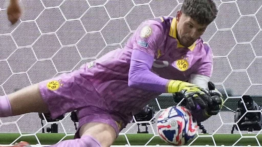 Dortmunds Torhüter Gregor Kobel dürfte sich gegen Real Madrid über Arbeit nicht beklagen können