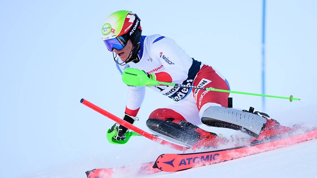 Semyel Bissig fährt im Slalom der Junioren-WM auf Platz 5.