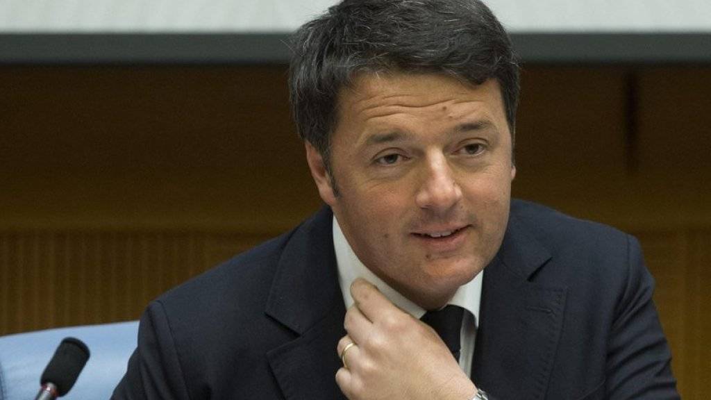 Italiens Regierungschef Matteo Renzi möchte ein Treffen der sozialdemokratischen Parteichefs aus den EU-Ländern einberufen. (Archiv)