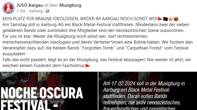 Facebook Artikel - Juso Aargau