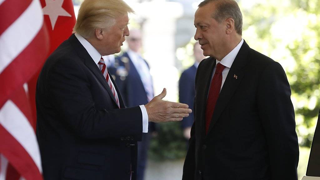 US-Präsident Donald Trump mit dem türkischen Staatschef Recep Tayyip Erdogan. (Archivbild)