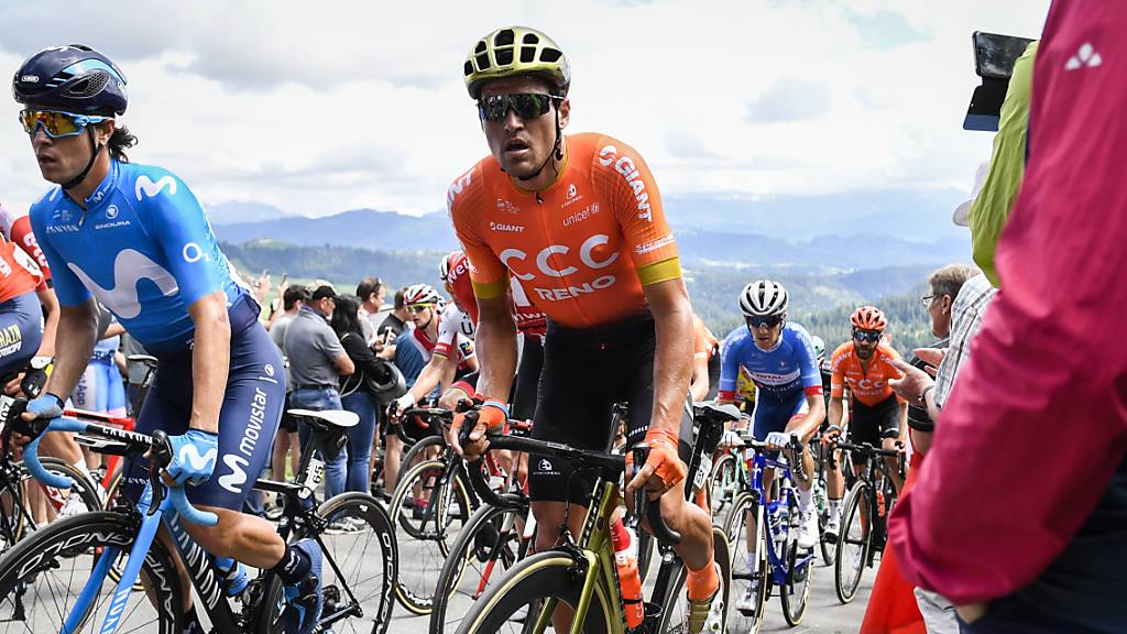 Greg van Avermaet (oranges Trikot), im Bild während der Tour de Suisse diesen Sommer, gewann in Montreal das erste World-Tour-Rennen seit über zwei Jahren