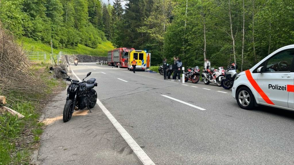 Zwei Verletzte bei Motorrad-Unfällen in Gähwil und Zuzwil SG