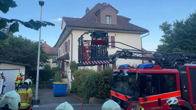 Brand richtet in Solothurner Keller grossen Schaden an
