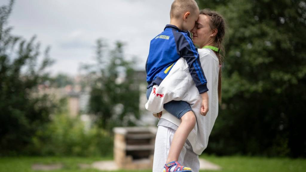 In St. Gallen erholten sich Kinder und Mütter aus der Ukraine vom Krieg in ihrem Heimatland.