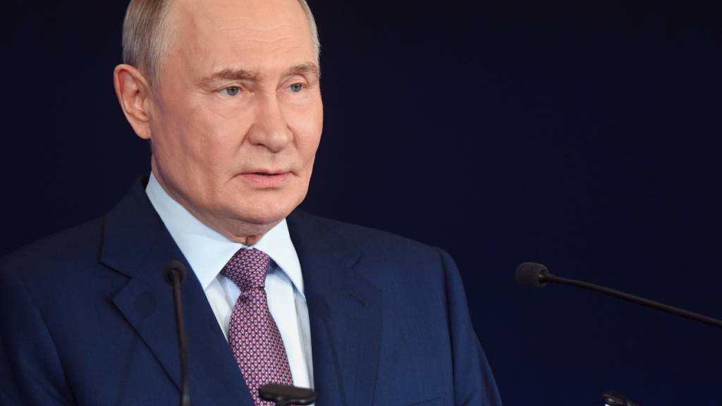 Der russische Präsident Wladimir Putin. Foto: Kristina Kormilitsyna/Pool Sputnik Kremlin/AP/dpa - ACHTUNG: Nur zur redaktionellen Verwendung und nur mit vollständiger Nennung des vorstehenden Credits