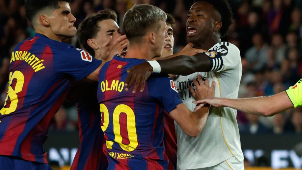 Real Madrid mit Vinicius Junior will gegen den FC Barcelona um Dani Olmo nach zwei Meistertiteln der Katalanen zurückschlagen